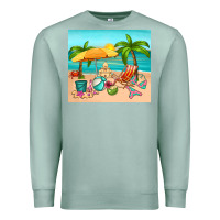Seafoam summer Premium Sweatshirt - RanaPortraitStore