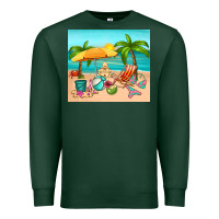 Sports Green summer Premium Sweatshirt - RanaPortraitStore