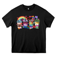 Black lgbtq coffee cups Heavy Core Tee - HowdyJamesFarm