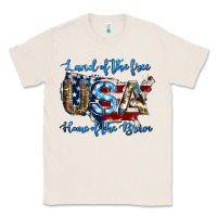 Natural land of the free home of the brave american flag background Classic Tee - Jasminsmagicworld