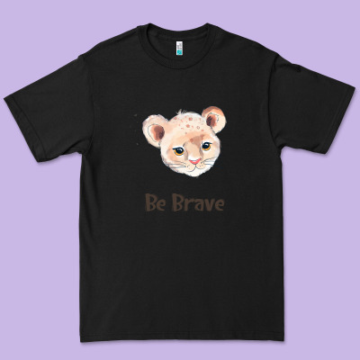 Lion Cute Animals Premium Tee Designed By Ranaportraitstore