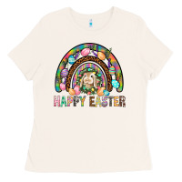 Bone Happy Easter Rainbow Ladies Tee - BundleAndBundleShop