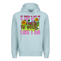 Blue Mist it takes a lot of a lot of balls to golf like i do Premium Hoodie - Artiststas