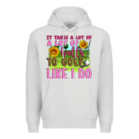 Dove Grey it takes a lot of a lot of balls to golf like i do Premium Hoodie - Artiststas
