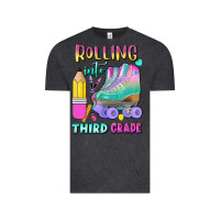 Vintage Black rolling into third grade Vintage Tee - BundleAndBundleShop