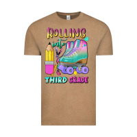 Vintage Coffee rolling into third grade Vintage Tee - BundleAndBundleShop