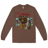 Chestnut Senior Mom 2023 Long Sleeve Tee - CowhideDigitalArt