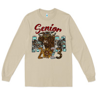 Mushroom Senior Mom 2023 Long Sleeve Tee - CowhideDigitalArt