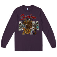 Plum Senior Mom 2023 Long Sleeve Tee - CowhideDigitalArt