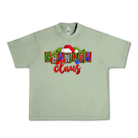 Oil Green Christmas Grandpa Claus Urban Heavy Tee - FaDigitalArtStudio