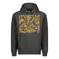 Charcoal Heather mardi gras king cake Premium Hoodie - RanaPortraitStore