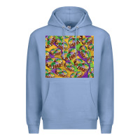 Colony Blue mardi gras king cake Premium Hoodie - RanaPortraitStore