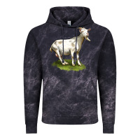 Cloud Black cashmere goat Vintage Hoodie - LillyAllenDesigns