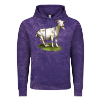 Cloud Purple cashmere goat Vintage Hoodie - LillyAllenDesigns