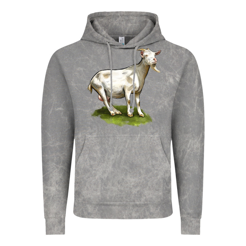 Cashmere Goat Vintage Hoodie by LillyAllenDesigns | Teevron