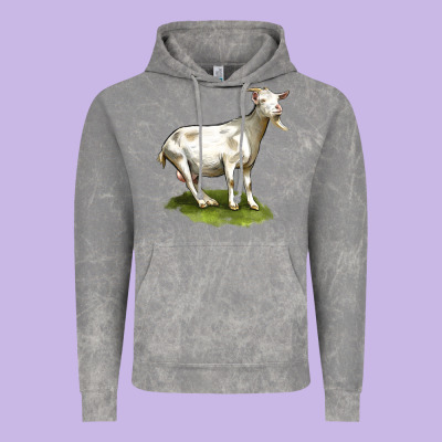 Cashmere Goat Vintage Hoodie Designed By Lillyallendesigns