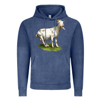 Vintage Denim cashmere goat Vintage Hoodie - LillyAllenDesigns