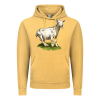 Vintage Mustard cashmere goat Vintage Hoodie - LillyAllenDesigns