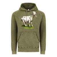 Vintage Olive cashmere goat Vintage Hoodie - LillyAllenDesigns