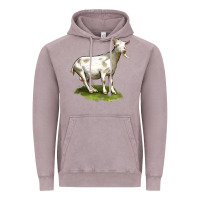 Vintage Zinc cashmere goat Vintage Hoodie - LillyAllenDesigns