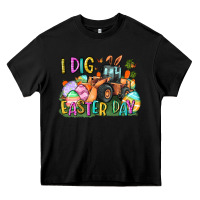 Black I dig Easter Day Heavy Core Tee - CowGirlArtShop