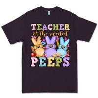 Plum Easter Day Teacher of the sweetest peeps Premium Tee - OliviaCreatesArt