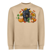 Mushroom Fall black angus Heavyweight Sweatshirt - RanaPortraitStore