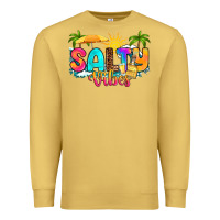 Antique Gold salty vibes Premium Sweatshirt - RanaPortraitStore