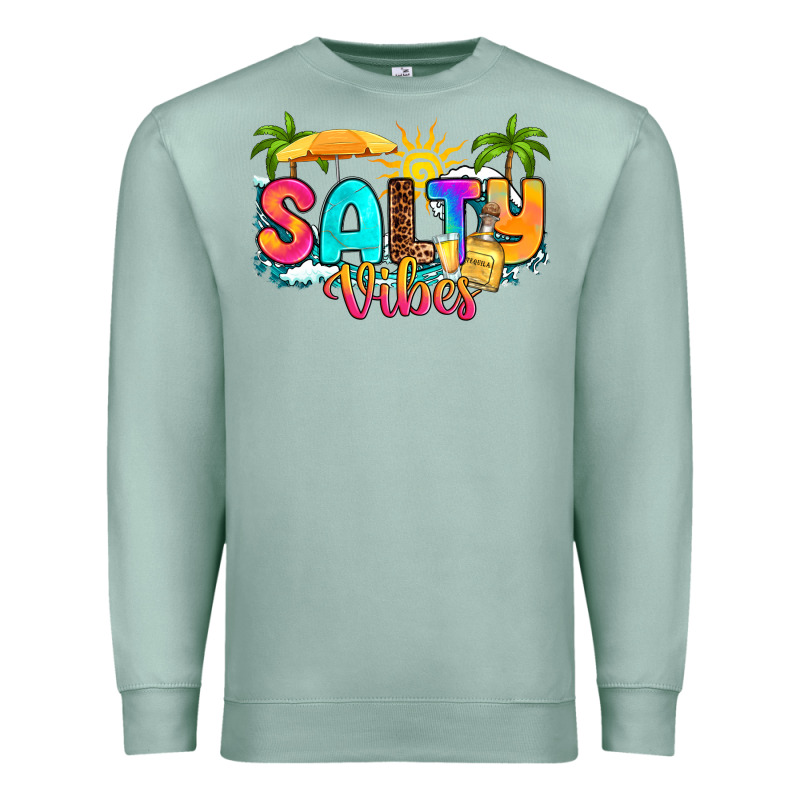Salty Vibes Premium Sweatshirt by RanaPortraitStore | Teevron