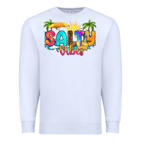 White salty vibes Premium Sweatshirt - RanaPortraitStore