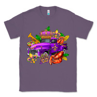 Lavender mardi gras truck olivia Classic Tee - OliviaCreatesArt