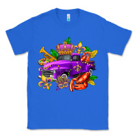 True Royal mardi gras truck olivia Classic Tee - OliviaCreatesArt