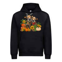 Black Fall heifer cows Urban Hoodie - RanaPortraitStore