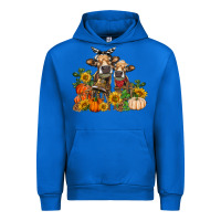 Cobalt Fall heifer cows Urban Hoodie - RanaPortraitStore
