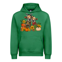 Emerald Fall heifer cows Urban Hoodie - RanaPortraitStore