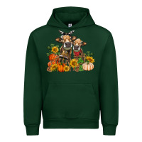 Foreset Green Fall heifer cows Urban Hoodie - RanaPortraitStore