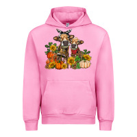Fuchsia Pink Fall heifer cows Urban Hoodie - RanaPortraitStore