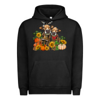 Pigment Black Fall heifer cows Urban Hoodie - RanaPortraitStore