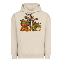 Pigment French Oak Fall heifer cows Urban Hoodie - RanaPortraitStore