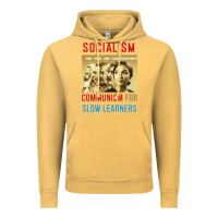 Vintage Mustard socialism Vintage Hoodie - DesigneFamous
