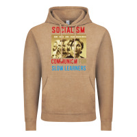 Vintage Coffee socialism Vintage Hoodie - DesigneFamous