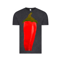 Vintage Black Chilli Pepper Fa Element Vintage Tee - FaDigitalArtStudio