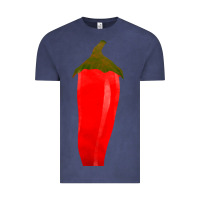 Vintage Denim Chilli Pepper Fa Element Vintage Tee - FaDigitalArtStudio