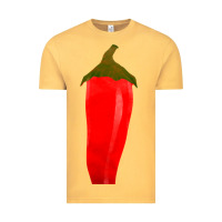 Vintage Mustard Chilli Pepper Fa Element Vintage Tee - FaDigitalArtStudio