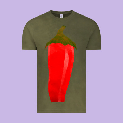 Chilli Pepper Fa Element Vintage Tee Designed By Fadigitalartstudio