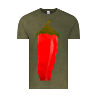Vintage Olive Chilli Pepper Fa Element Vintage Tee - FaDigitalArtStudio