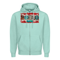 Seafoam rodeo mom Zipper Hoodie - JahusDesignShop