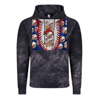 Cloud Black Baseball Mom Vintage Hoodie - CowhideDigitalArt
