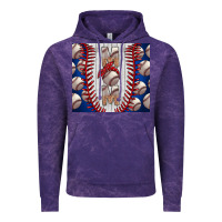 Cloud Purple Baseball Mom Vintage Hoodie - CowhideDigitalArt