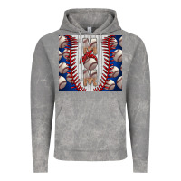 Cloud Rock Baseball Mom Vintage Hoodie - CowhideDigitalArt